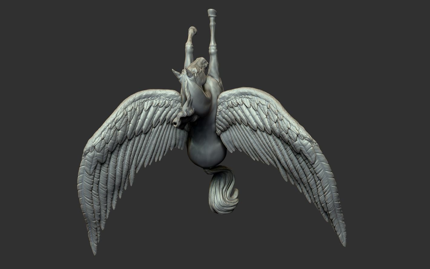 Winged Horse 3D print model_19