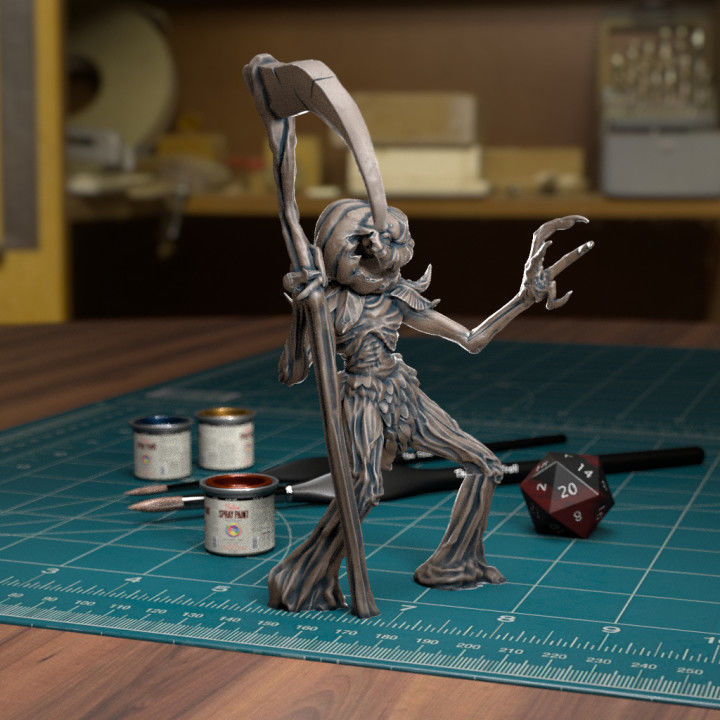 Pumpkins Scarecrow 02 - Presupported 3D print model_3