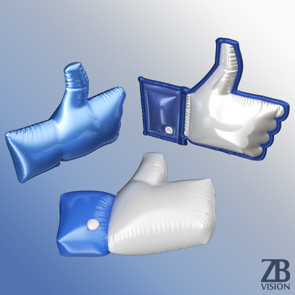 Like balloon collection 3D model_1