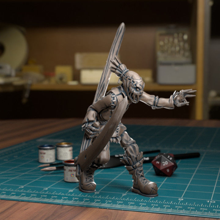 Strawman Scarecrow 03 - Presupported  3D print model_2