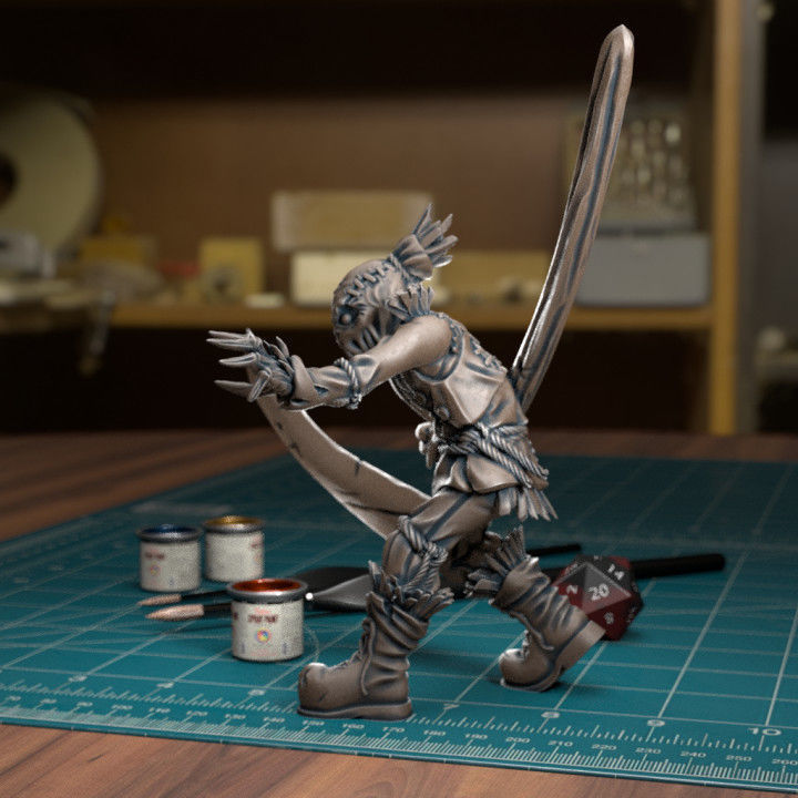 Strawman Scarecrow 03 - Presupported  3D print model_3