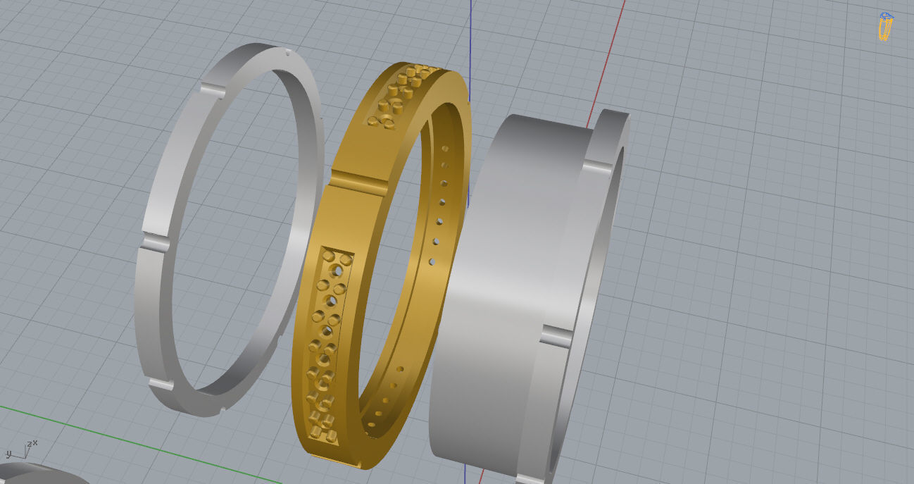 Wedding Bands 10 3D print model_11