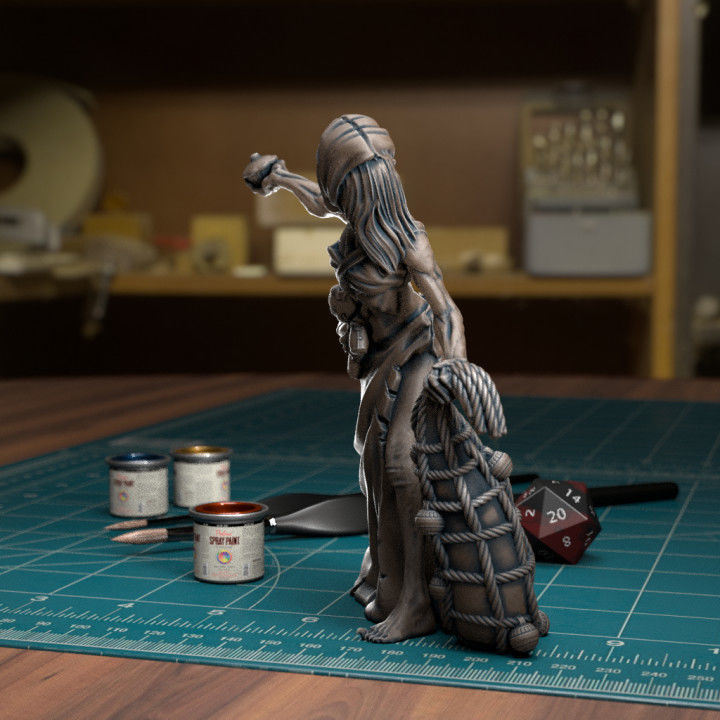 Witch Child Catcher - Presupported 3D print model_2