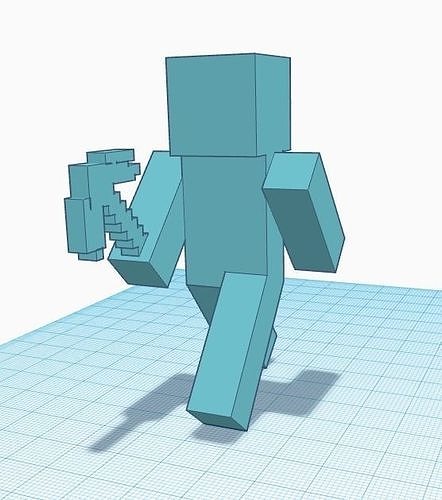 Steve Minecraft Free 3D print model