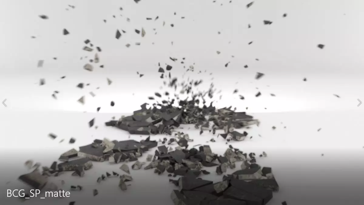 Bomb Crack Ground SPoint 01 Matte Low-poly 3D model_0