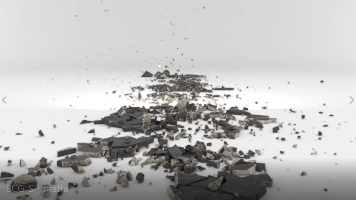 Bomb Crack Ground SPoint 01 Matte Low-poly 3D model_2