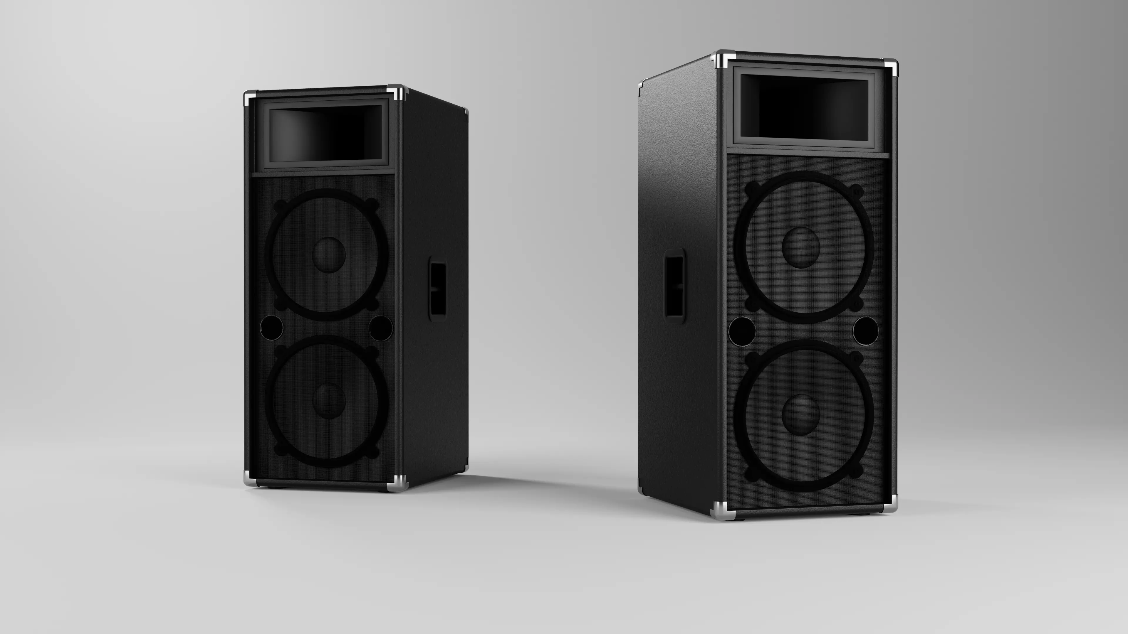 Speakers pair of 3D model_0