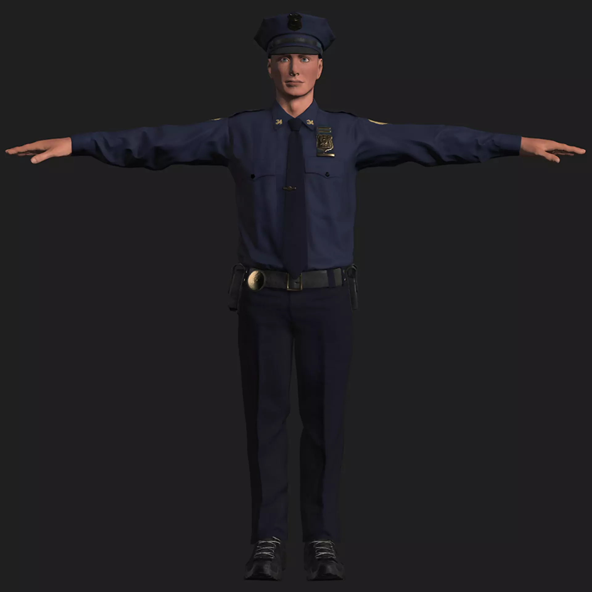 Police Officer 3D model