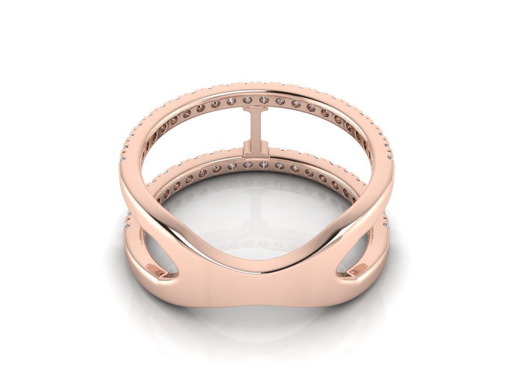 Jewelry Alphabet Ring I 3D print model_5