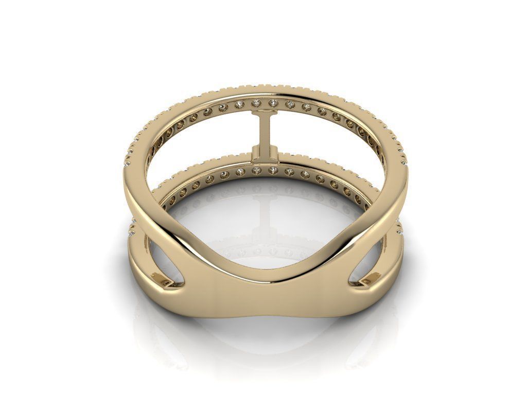Jewelry Alphabet Ring I 3D print model_12