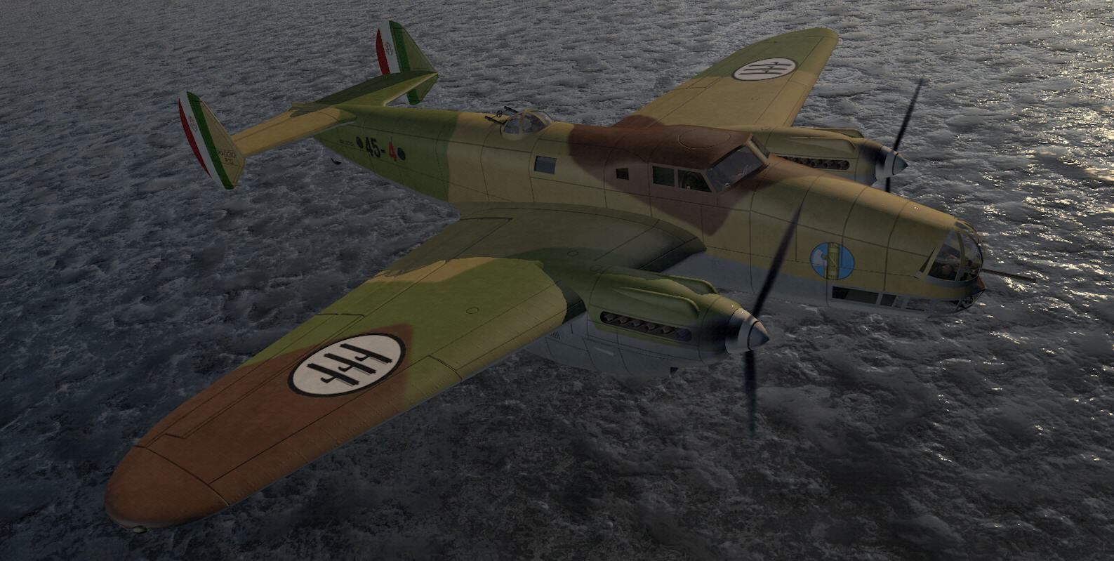 Piaggio P-32 3D model_8