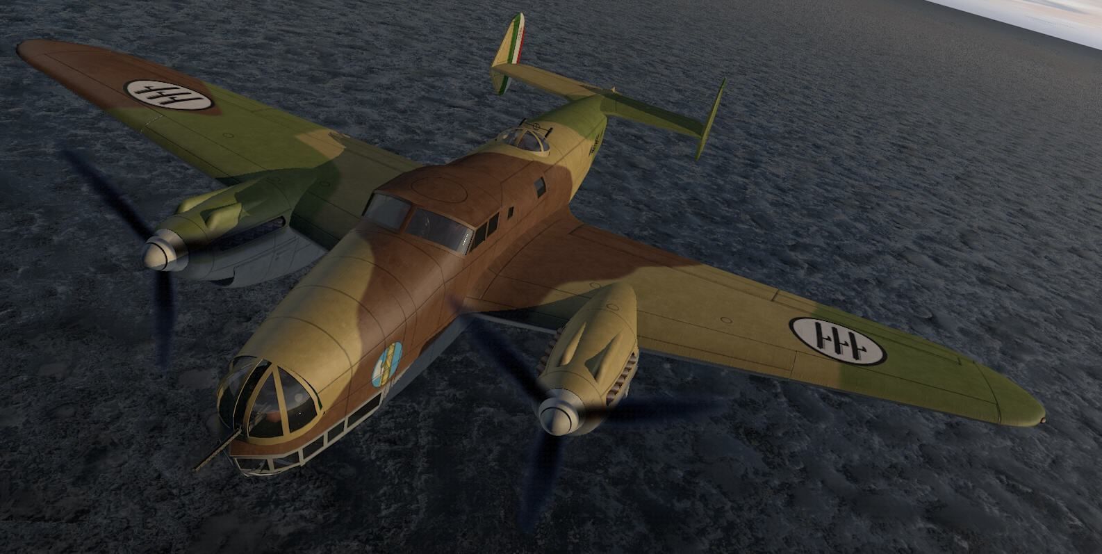 Piaggio P-32 3D model_10
