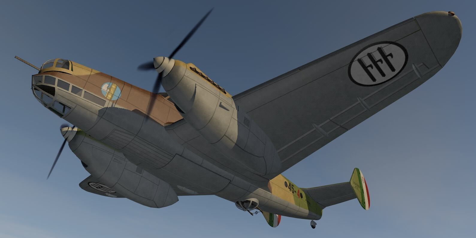 Piaggio P-32 3D model_11