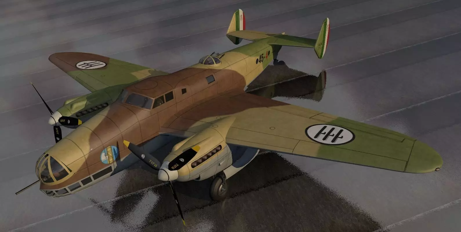 Piaggio P-32 3D model_0