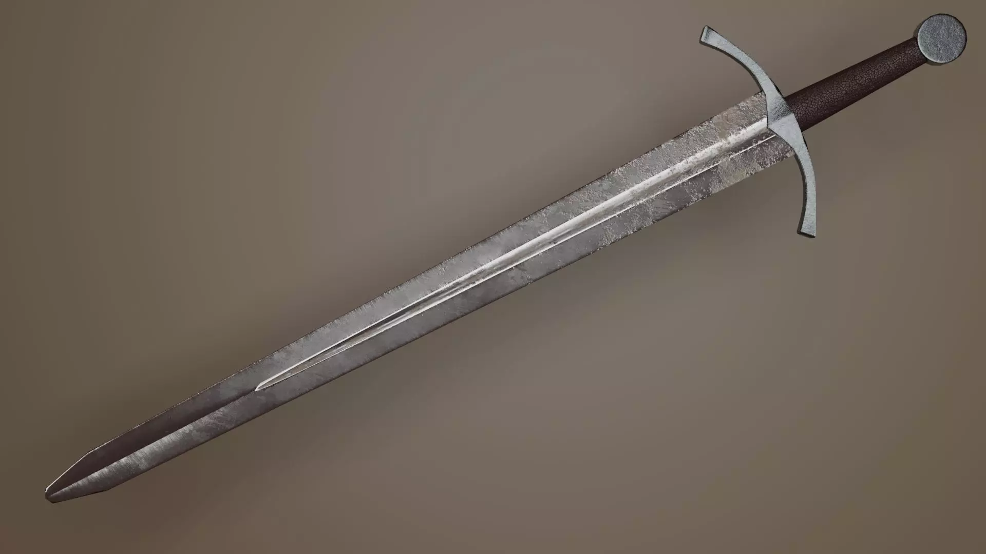 sword from game of thrones Low-poly 3D model_0