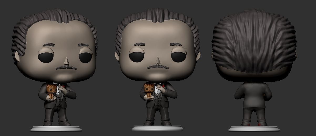 The Godfather Pop Funko 3D print model_2