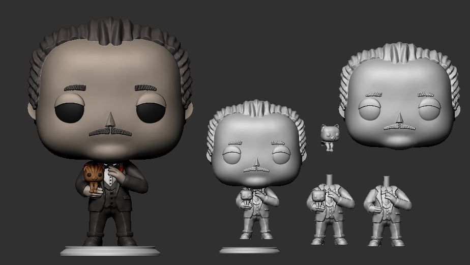 The Godfather Pop Funko 3D print model_4