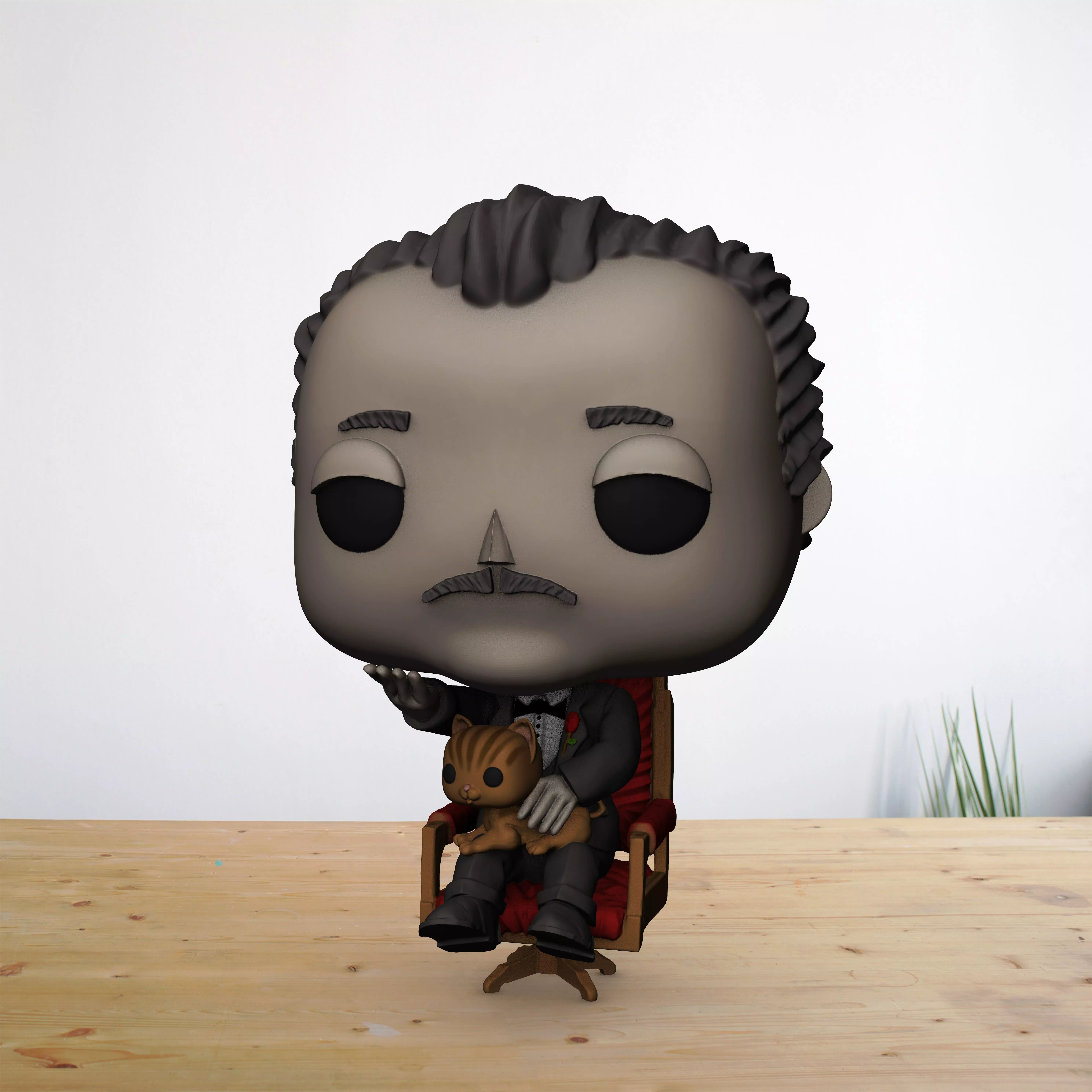 The Godfather Corleone Classic Pose 3D print model_0