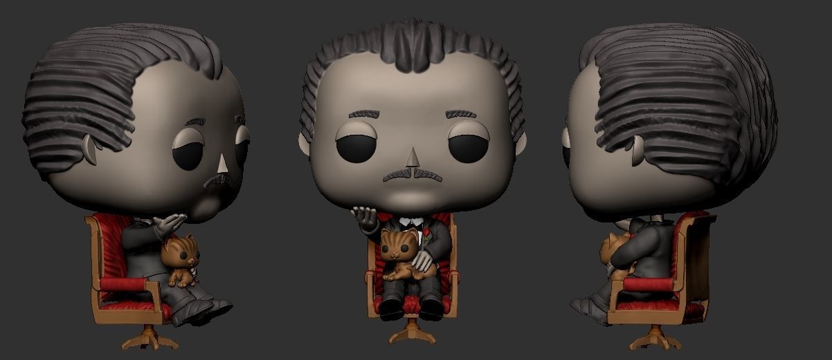 The Godfather Corleone Classic Pose 3D print model_2