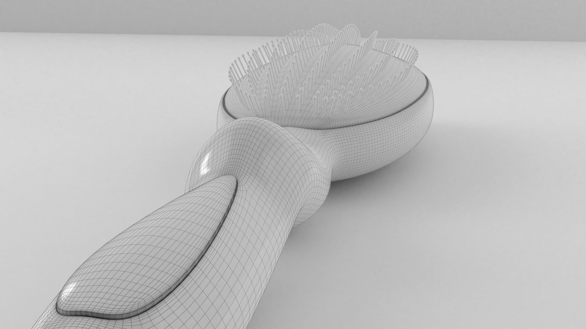 HAIRBRUSH hair brush Free 3D model_9