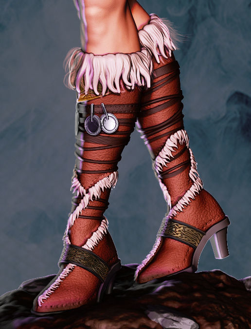 Vicking Girl 3D print model_3