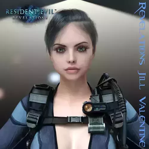 Revelations Jill Valentine for Genesis 8 Female 3D model