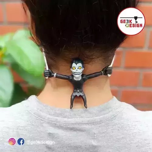 Ryuk from Death Note 3d Ear Saver  3D print model