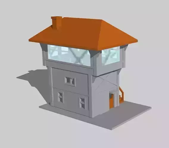 Signal Tower or Watch Tower by Outland Models 3D Printable