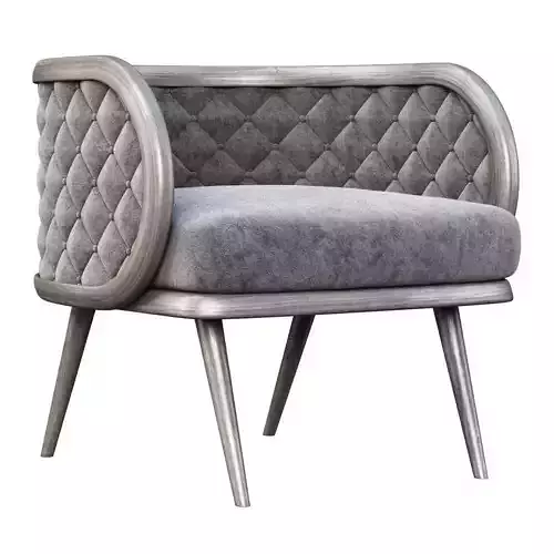 Victoria velour restaurant chair VC16  3D model