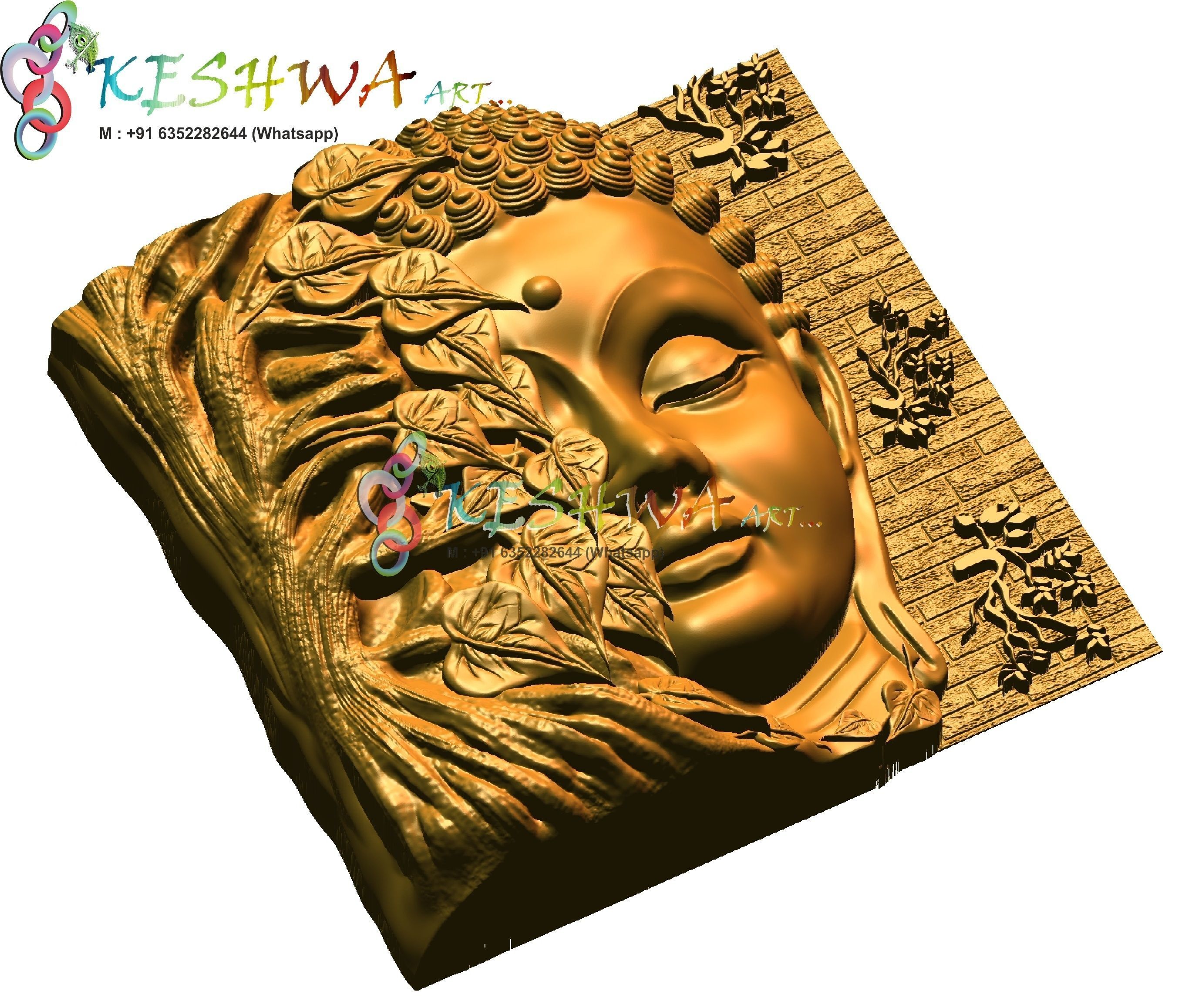 lord buddha  3D model_1