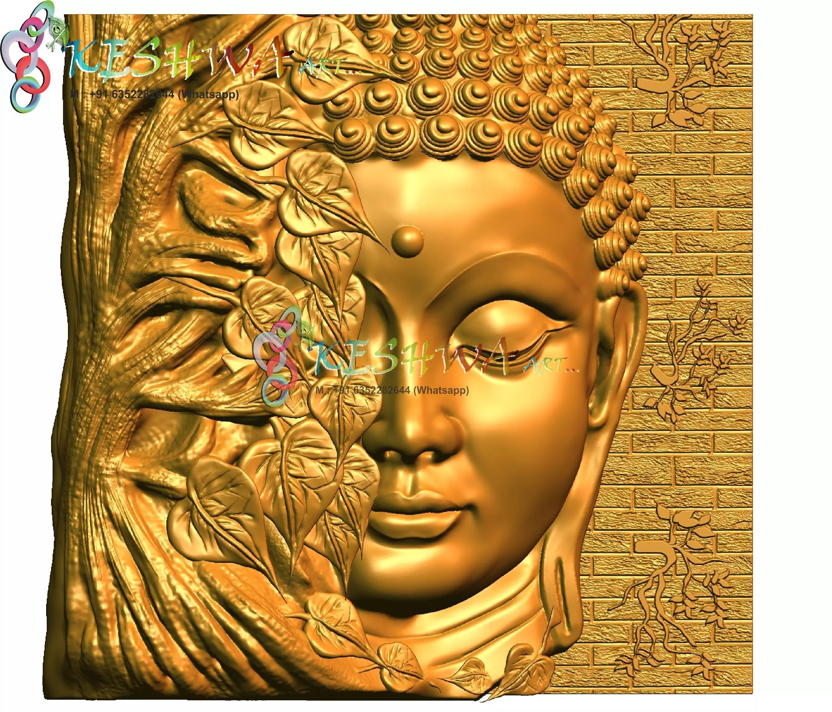 lord buddha  3D model_0