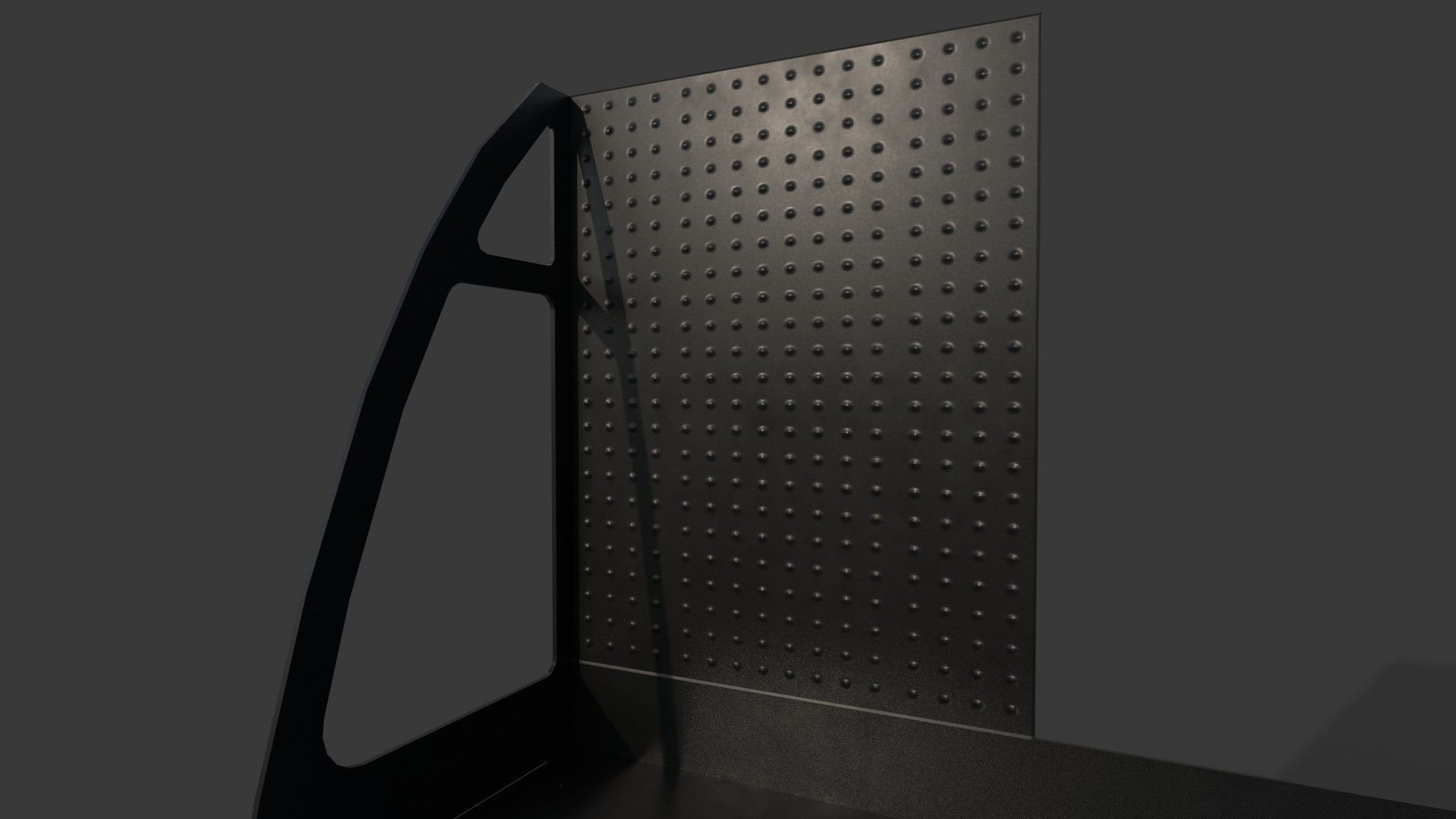Supermarket shelf Low-poly 3D model_5