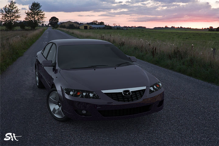 Mazda 6 - 2006 3D model_3