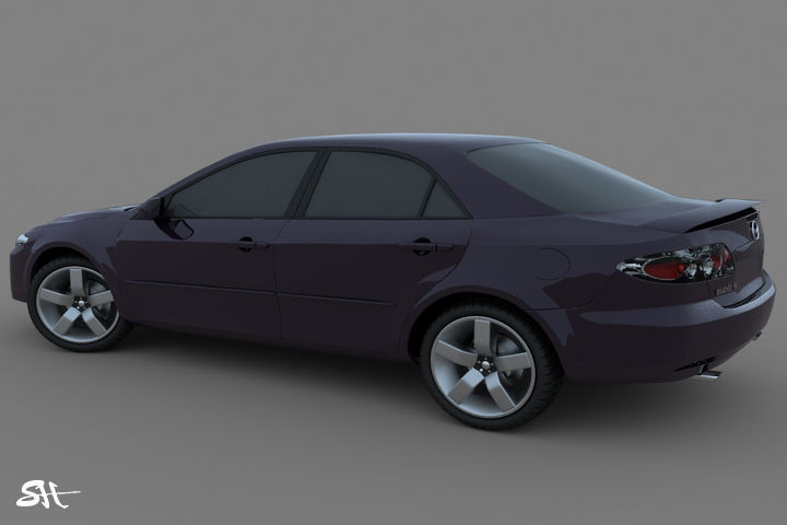 Mazda 6 - 2006 3D model_2