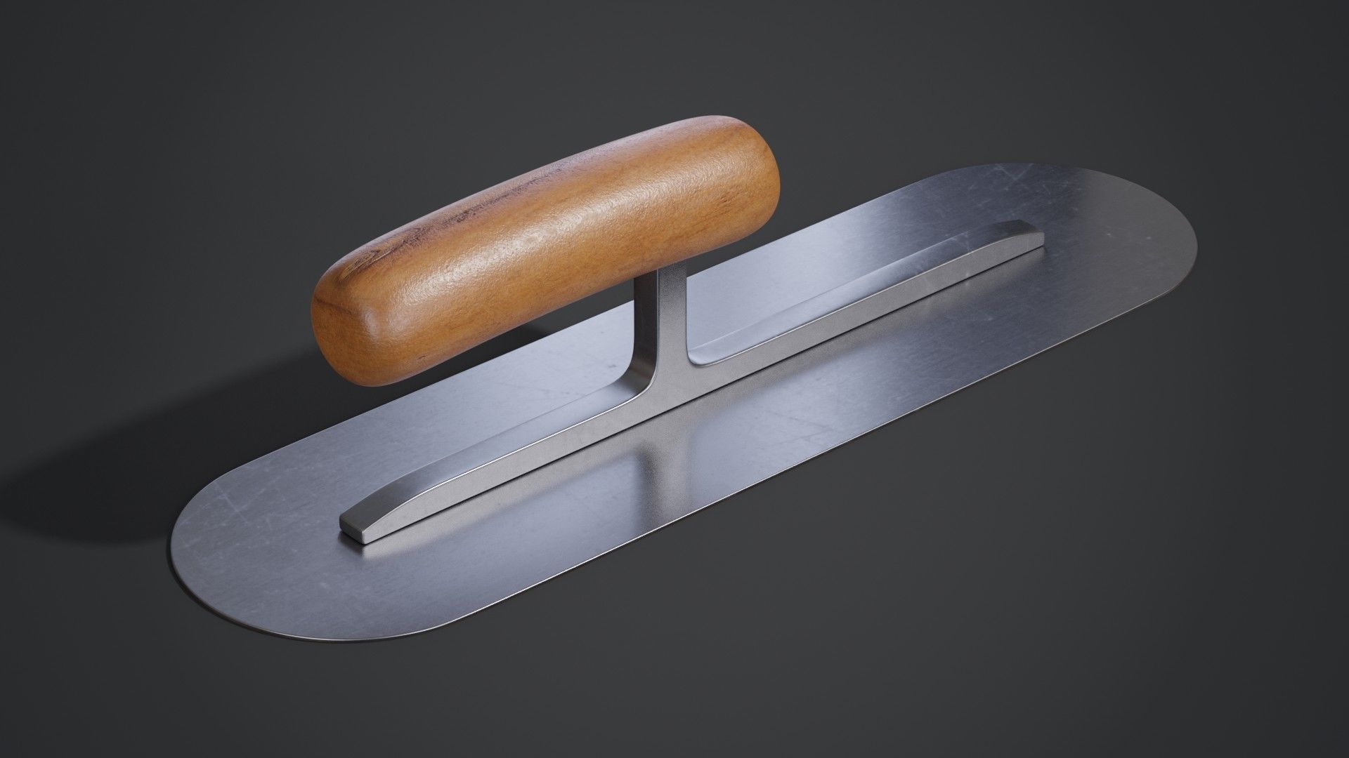 Pool Trowel 3D model_1