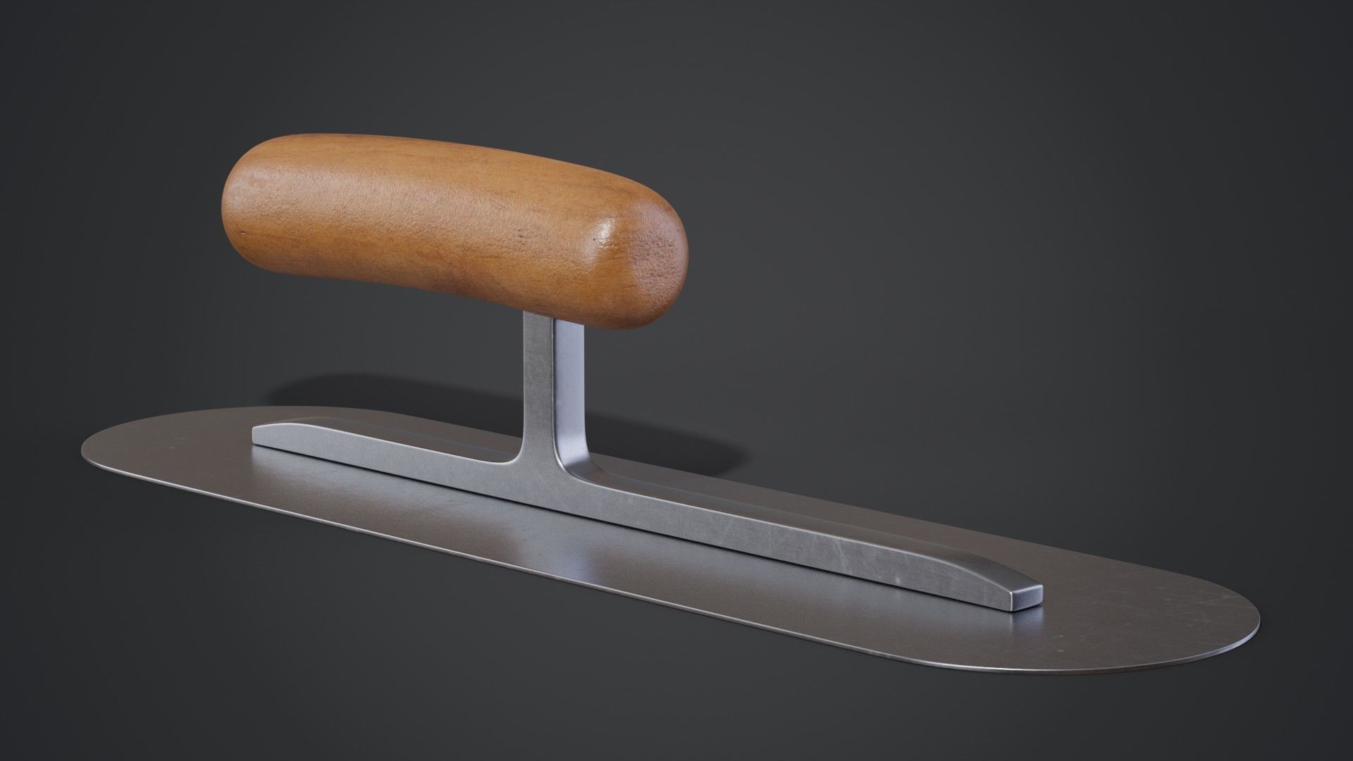 Pool Trowel 3D model_3