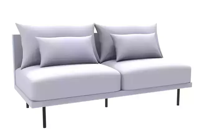 Armless Sofa