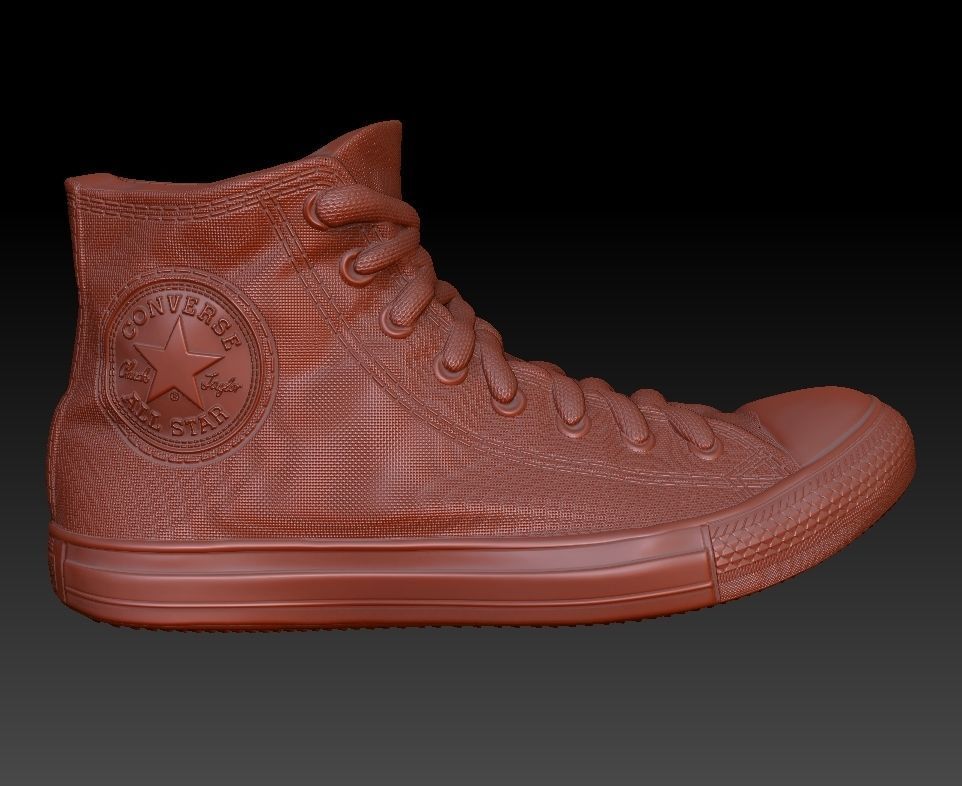 Clasic Converse Sneaker 3D print model_8