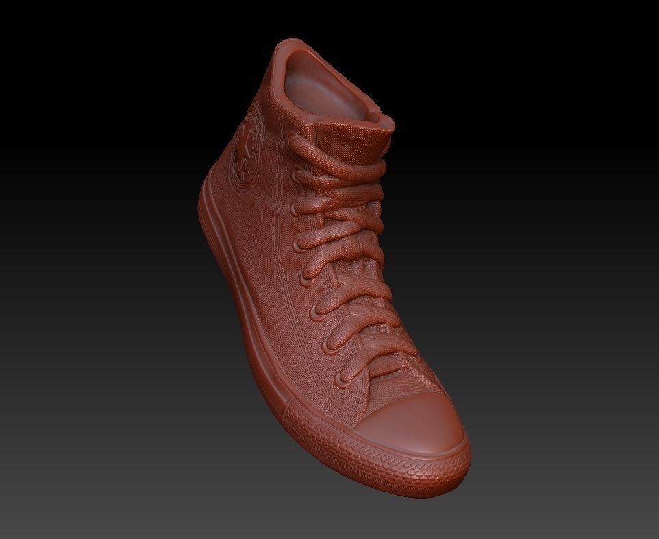 Clasic Converse Sneaker 3D print model_6