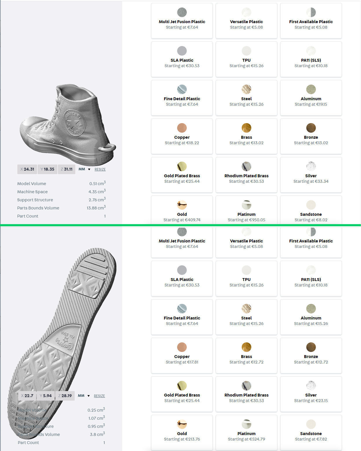 Clasic Converse Sneaker 3D print model_13