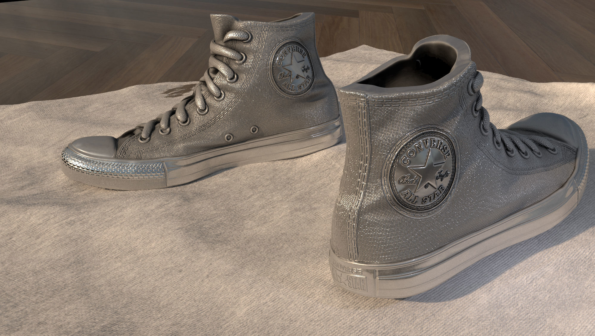 Clasic Converse Sneaker 3D print model_1