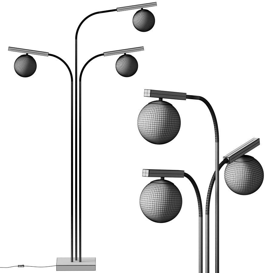 UTU Soulful Lighting GLOBE FLOOR 3D model_1