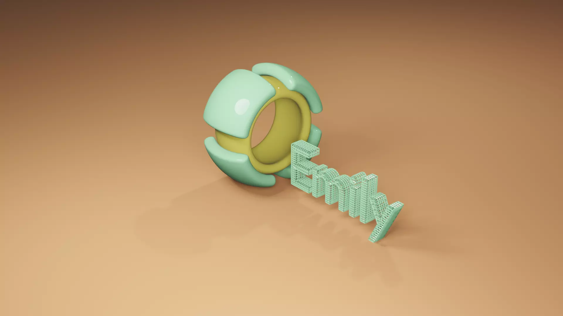 Text animation 3D model_0