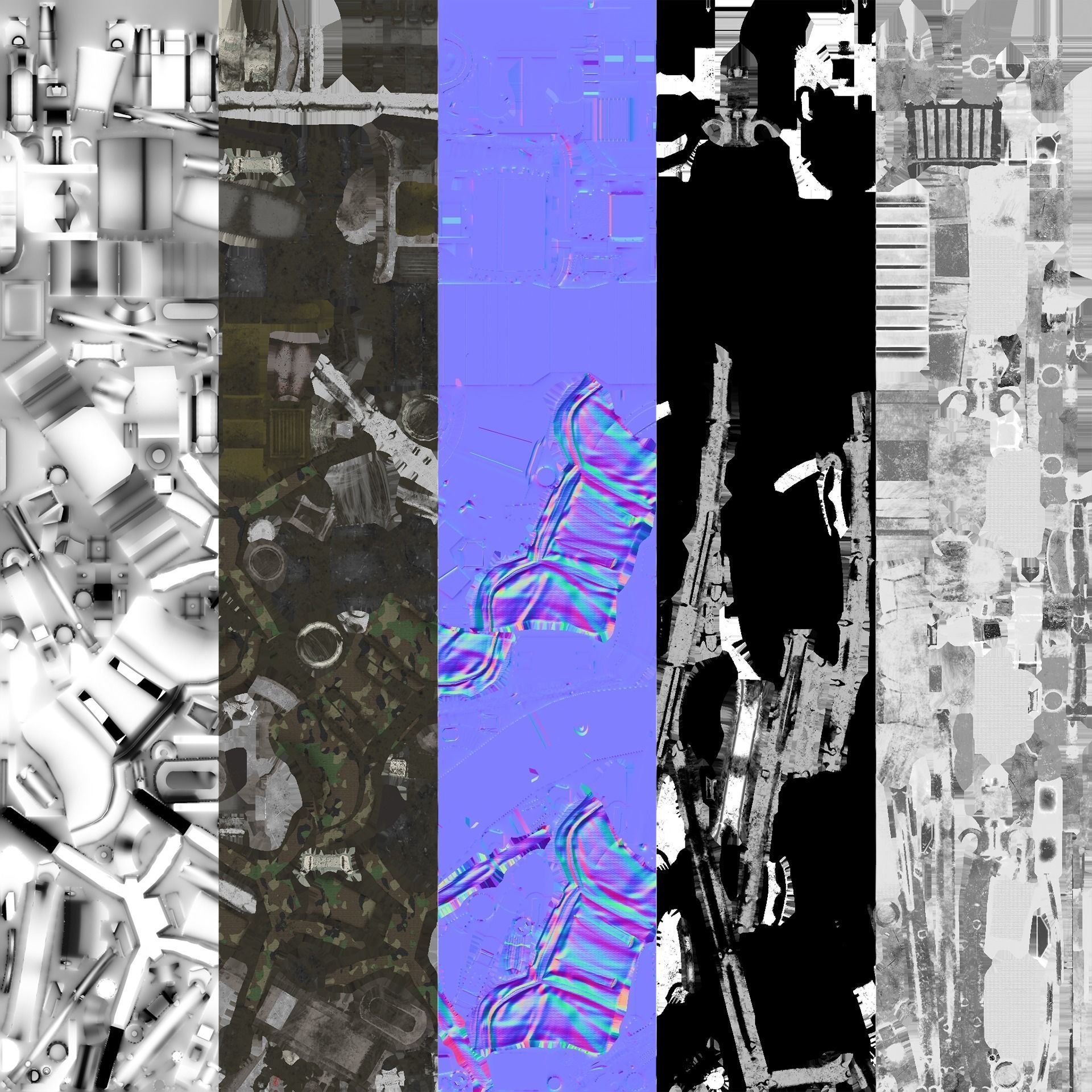 BigDog Robot Boston Dynamics Low-poly 3D model_17