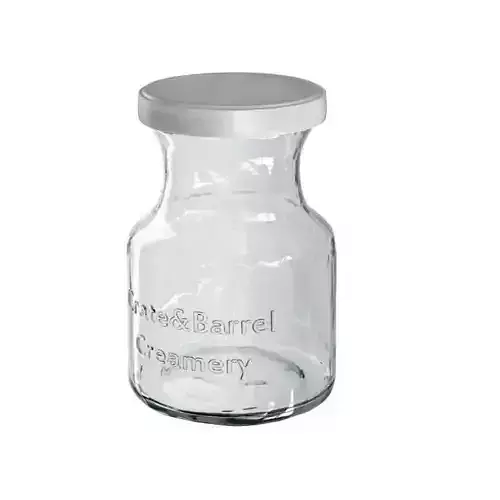 Glass Kitchen Jar 3D model