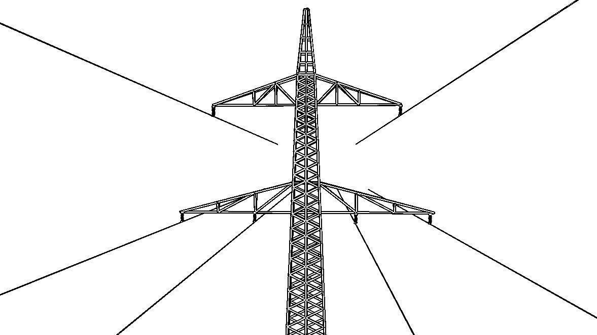 ELECTRCIC TOWER 2-LOW POLY Low-poly 3D model_24