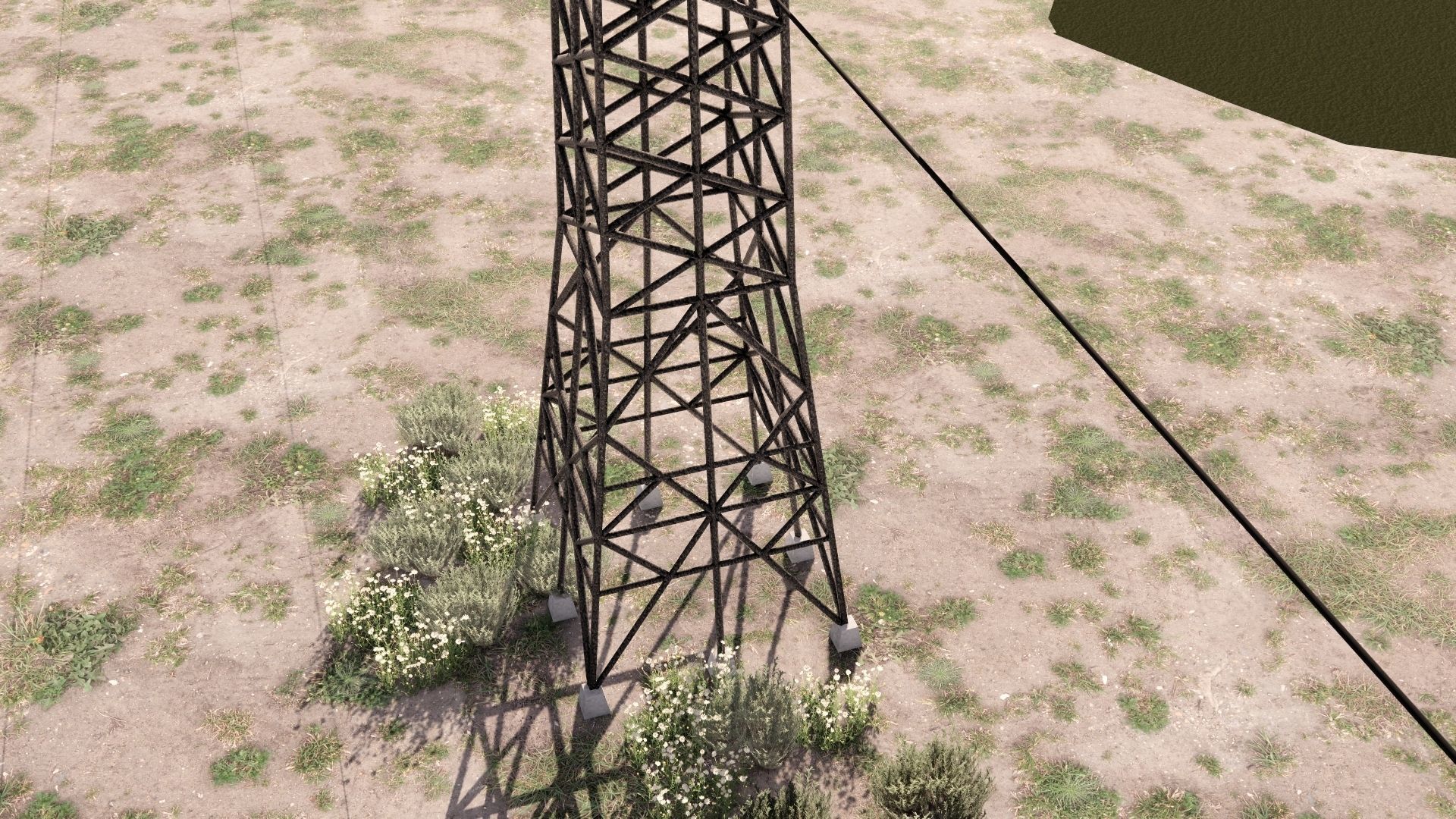 ELECTRCIC TOWER 2-LOW POLY Low-poly 3D model_6