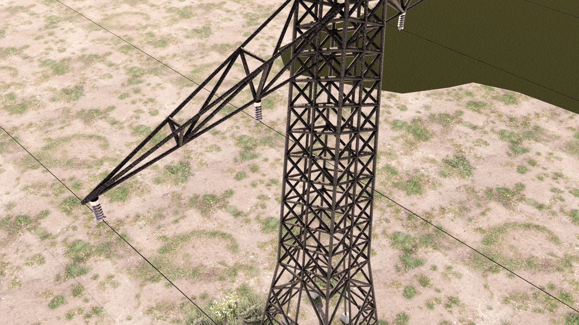 ELECTRCIC TOWER 2-LOW POLY Low-poly 3D model_7