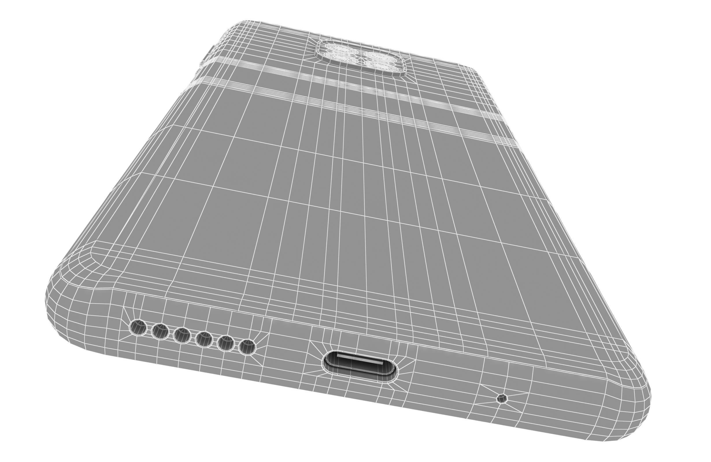 Motorola Moto G Power Flash Gray And Polar Silver 3D model_30