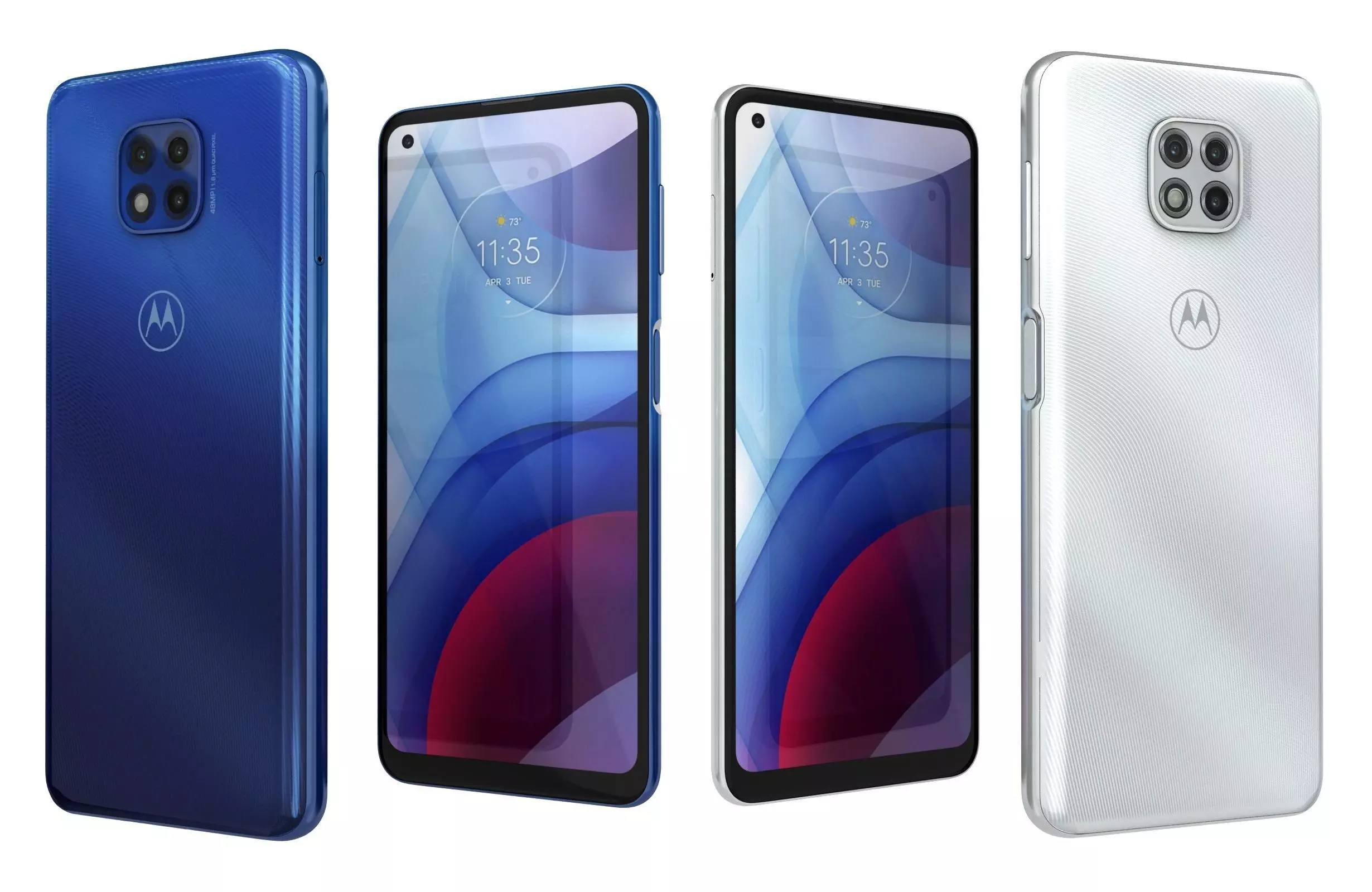 Motorola Moto G Power Flash Gray And Polar Silver 3D model_0